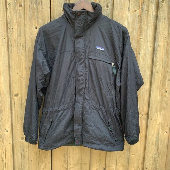 2008 Patagonia Rain Jacket Small Black - Picture 9 of 10